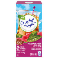 Crystal Light Drink Mix, Raspberry Iced Tea, Pitcher Packets, 6 Each