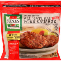 Jones Dairy Farm Sausage Patties, Pork,, 18 Each
