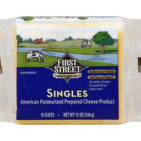 First Street Cheese, American, Singles, 16 Each