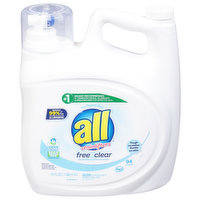 All Detergent, Free Clear, 141 Ounce