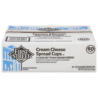 First Street Cream Cheese Spread Cups, 60 Each