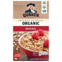 Quaker Instant Oatmeal, Organic, Original, 8 Each