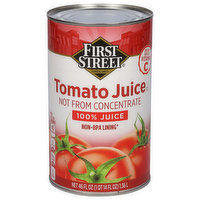 First Street Tomato Juice, 46 Fluid ounce