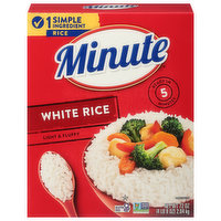 Minute White Rice, Light & Fluffy, 72 Ounce