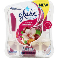 Glade Scented Oil, Vanilla Passion Fruit, 2 Each