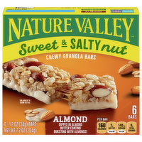 Nature Valley Granola Bars, Chewy, Almond, Sweet & Salty Nut, 6 Each