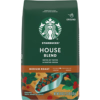 Starbucks Coffee, Ground, Medium Roast, House Blend, 18 Ounce