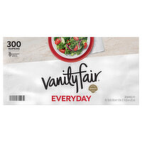 VANITY FAIR Napkins, Everyday, 2-Ply, 300 Each