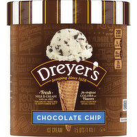 Dreyer's Ice Cream, Chocolate Chip, 1.5 Quart