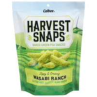 Harvest Snaps Green Pea Snacks, Baked, Wasabi Ranch, 3.3 Ounce