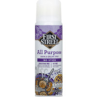 First Street Baking & Grilling Spray, No Stick, All Purpose, 5 Ounce