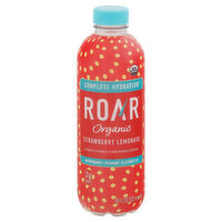 Roar Strawberry Lemonade, Organic, 18 Fluid ounce