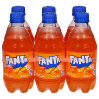 Fanta Soda, Orange, 6 Each