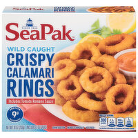 SeaPak Calamari Rings, Wild Caught, Crispy, 10 Ounce