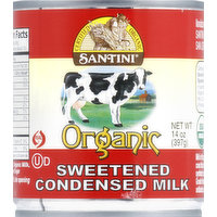 Santini Milk, Sweetened Condensed, 14 Ounce