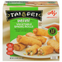 Tai Pei Spring Rolls, Vegetable, Mini, 22.5 Ounce