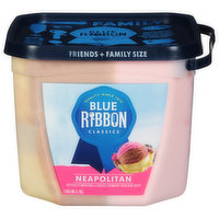 Blue Ribbon Classics Frozen Dairy Dessert, Neapolitan, Friends + Family Size, 1 Gallon