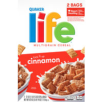 Life Cereal, Multigrain, Cinnamon, 2 Each