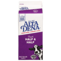 Alta Dena Half & Half, Fresh, 64 Ounce