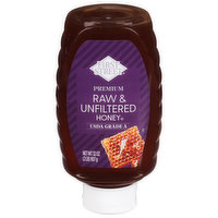 First Street Honey, Raw & Unfiltered, Premium, 32 Ounce