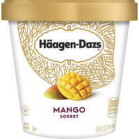 Haagen-Dazs Sorbet, Mango, 14 Ounce