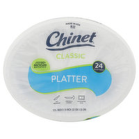 Chinet Platters, 24 Each