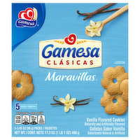 Gamesa Cookies, Vanilla Flavored, 5 Each