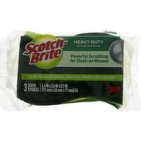 Scotch - Brite Scrub Sponges, Heavy Duty, 3 Pack, 3 Each