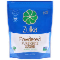 Zulka Sugar, Pure Cane, Powdered, 1 Pound