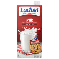 Lactaid Milk, Lactose Free, 32 Ounce