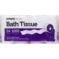 Simply Value Bath Tissue, 24 Each