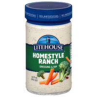 Litehouse Dressing & Dip, Homestyle Ranch, 13 Ounce