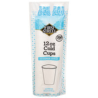 First Street Paper Cups, Cold, Designer Series, 12 Ounce, 200 Each