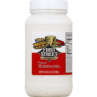 First Street Horseradish, Prepared, 34 Ounce