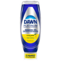 Dawn Dishwashing Liquid, Bleach Alternative, Platinum, Clean Lemon Scent, 24.3 Ounce