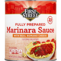 First Street Marinara Sauce, 105 Ounce