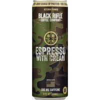 Black Rifle Coffee Company Coffee, Espresso with Cream, 11 Ounce