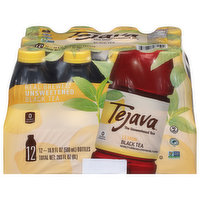 Tejava Black Tea, Lemon, 12 Each