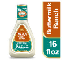 Ken's Steak House Buttermilk Ranch Salad Dressing, 16 Ounce