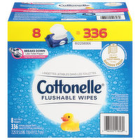 Cottonelle Wipes, Flushable, 8 Each