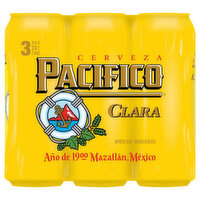 Pacifico Beer, Clara, 3 Pack, 3 Each