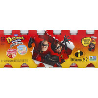 Danimals Smoothie Drinks, Strawberry Explosion Flavor, Birthday Cake Flavor, Disney Pixar Incredibles 2, 12 Each