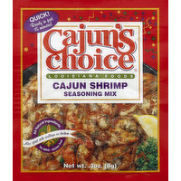 Cajuns Choice Seasoning Mix, Cajun Shrimp, 0.3 Ounce