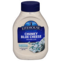 Litehouse Dressing & Dip, Chunky Blue Cheese, Family Size, 20 Fluid ounce