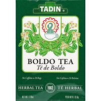 Tadin Herbal Tea, Boldo, Bags, 24 Each