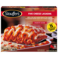 Stouffer's Lasagna, Five Cheese, Party Size, 96 Ounce