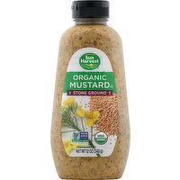 SUN HARVEST Mustard, Organic, Stone Ground, 12 Ounce