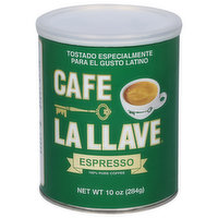 Cafe La Llave Coffee, Espresso, 10 Ounce