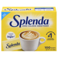 Splenda Sweetener, Zero Calorie, Packets, 100 Each