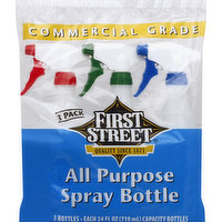 First Street Spray Bottle, All Purpose, 3 Pack, 3 Each